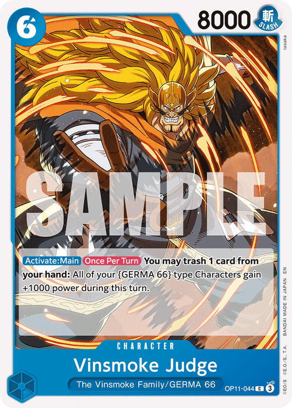 Vinsmoke Judge OP11-044 One Piece Card Game