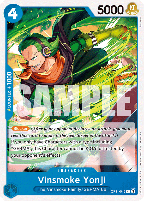 Vinsmoke Yonji OP11-046 One Piece Card Game