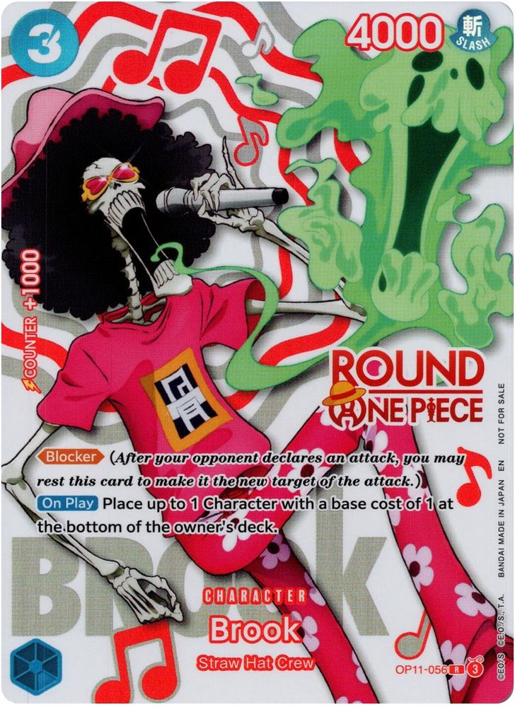 Brook [Round 1] OP11-056 One Piece Card Game