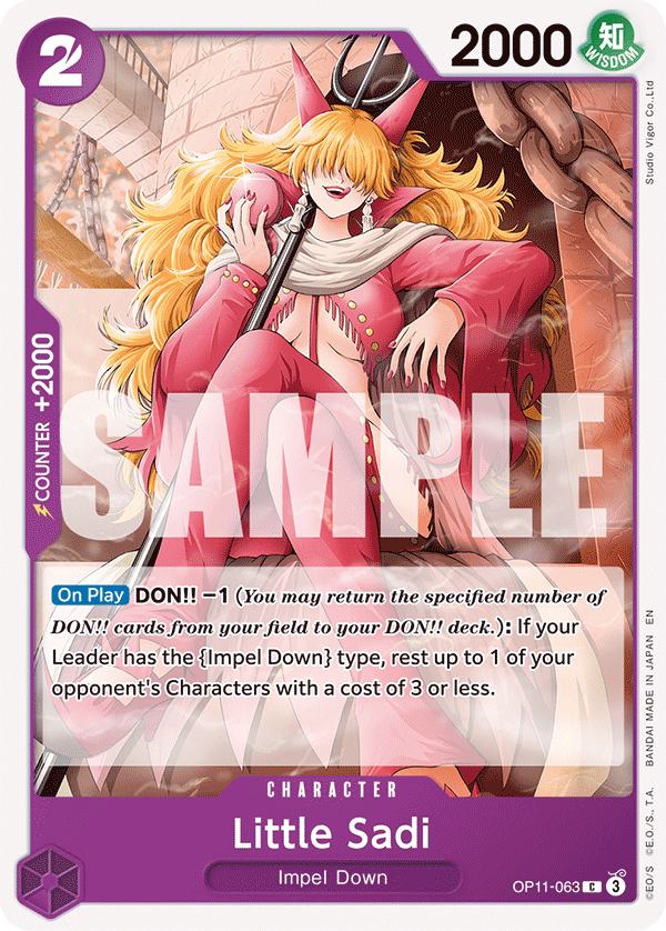 Little Sadi OP11-063 One Piece Card Game