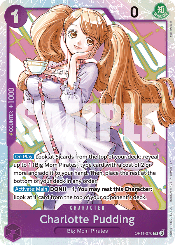 Charlotte Pudding OP11-070 One Piece Card Game