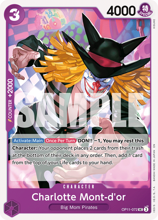 Charlotte Mont-d'or OP11-072 One Piece Card Game