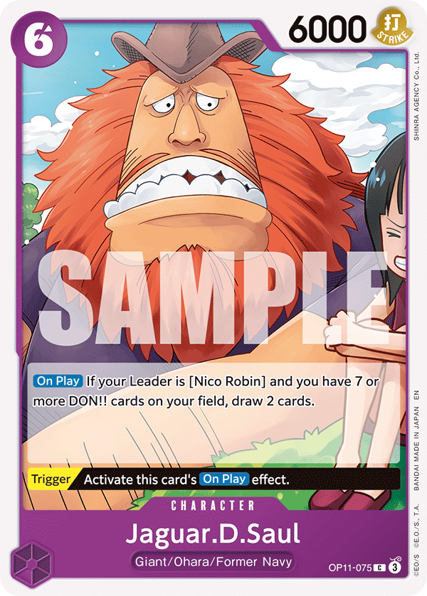 Jaguar.D.Saul OP11-075 One Piece Card Game