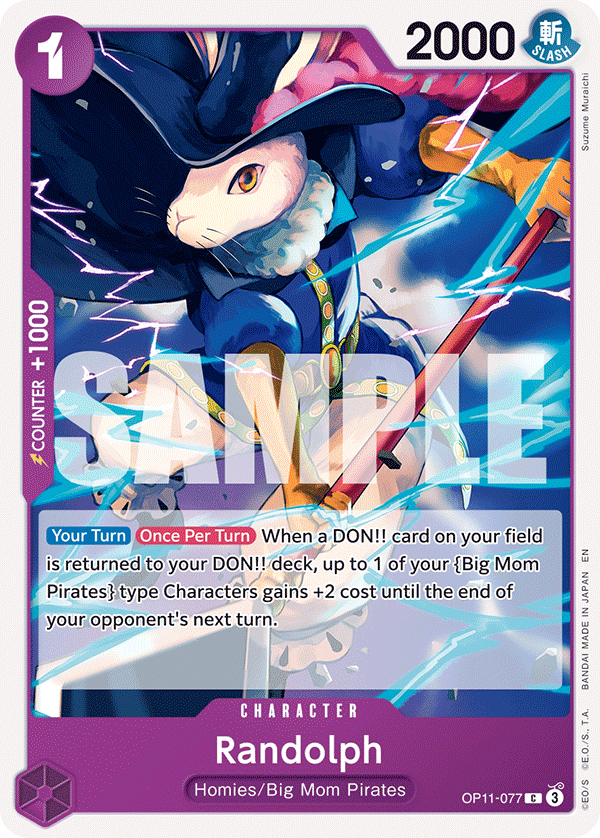 Randolph OP11-077 One Piece Card Game