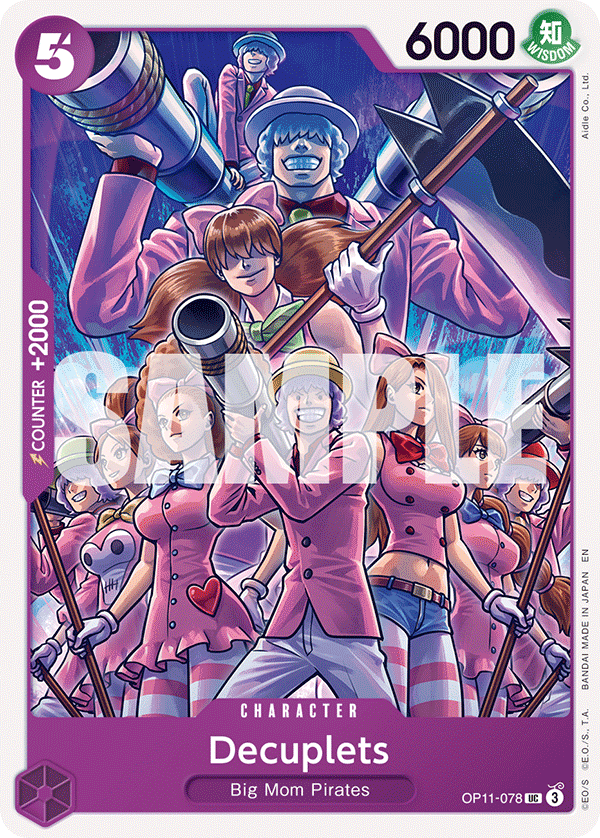Decuplets OP11-078 One Piece Card Game