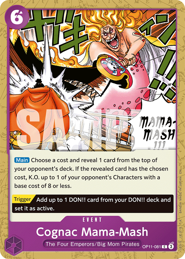 Cognac Mama-Mash OP11-081 One Piece Card Game