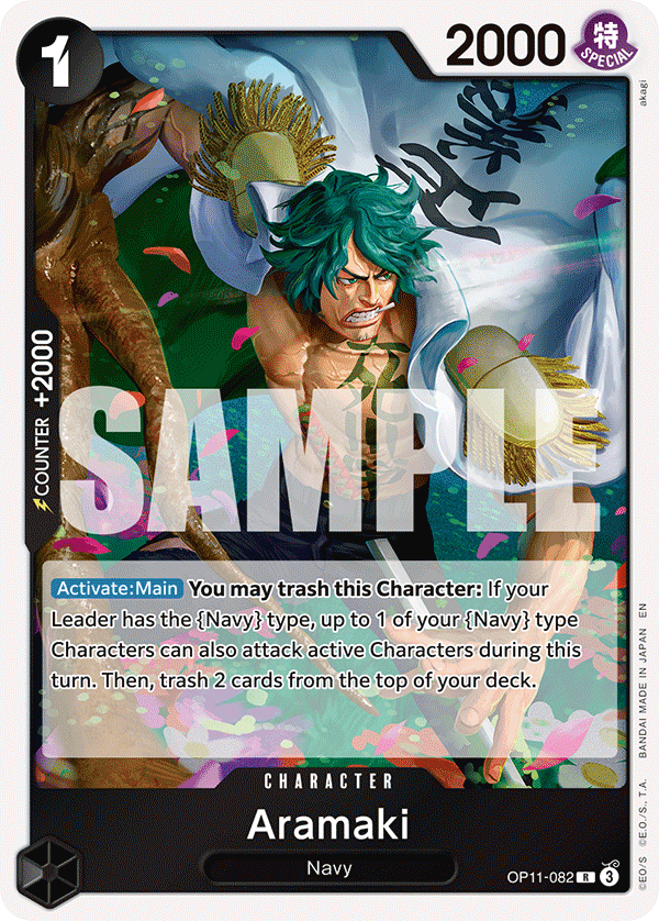 Aramaki OP11-082 One Piece Card Game