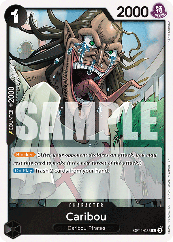 Caribou OP11-083 One Piece Card Game