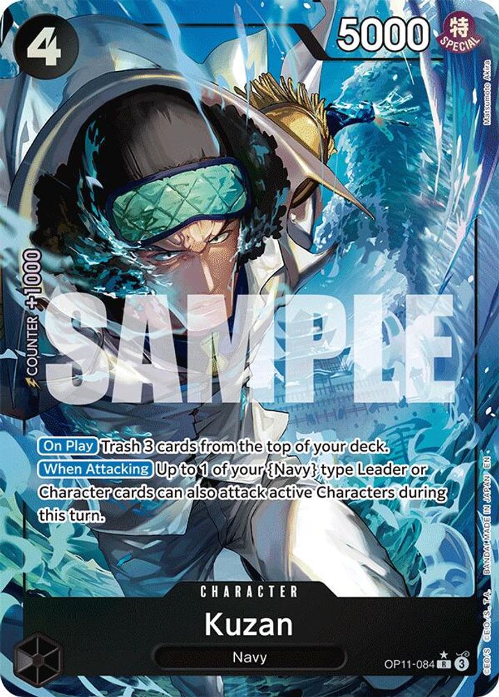 Kuzan [Alternate Art] OP11-084 One Piece Card Game