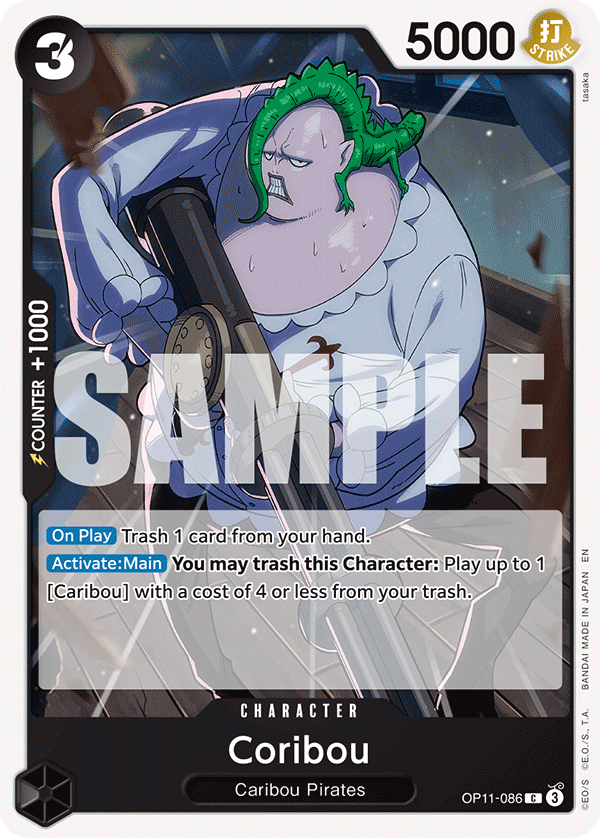 Coribou OP11-086 One Piece Card Game