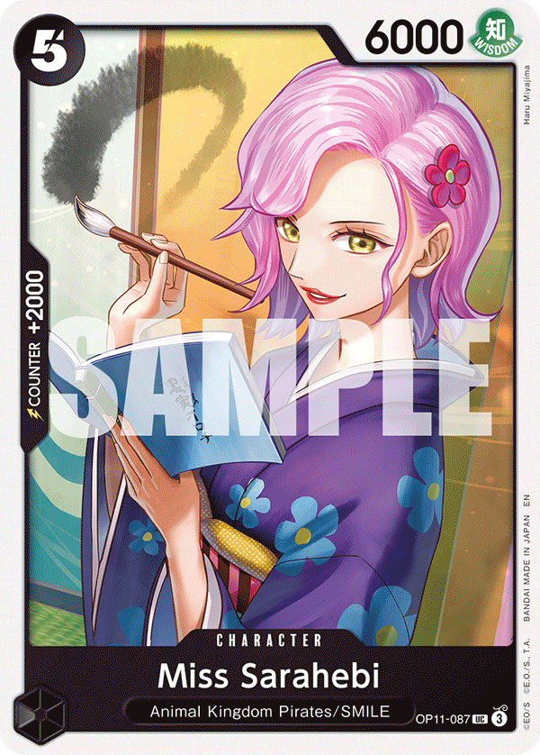 Miss Sarahebi OP11-087 One Piece Card Game