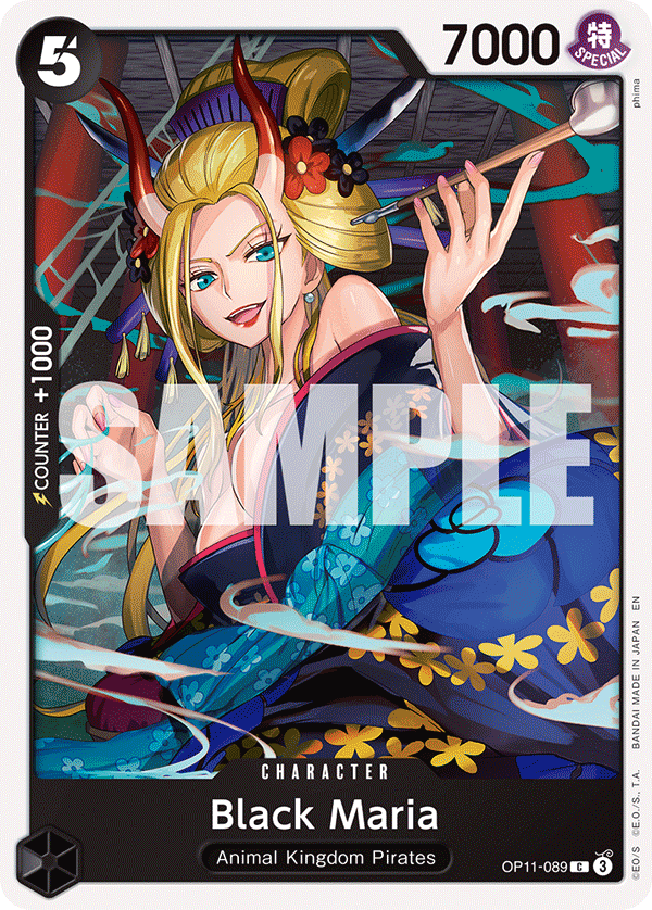 Black Maria OP11-089 One Piece Card Game