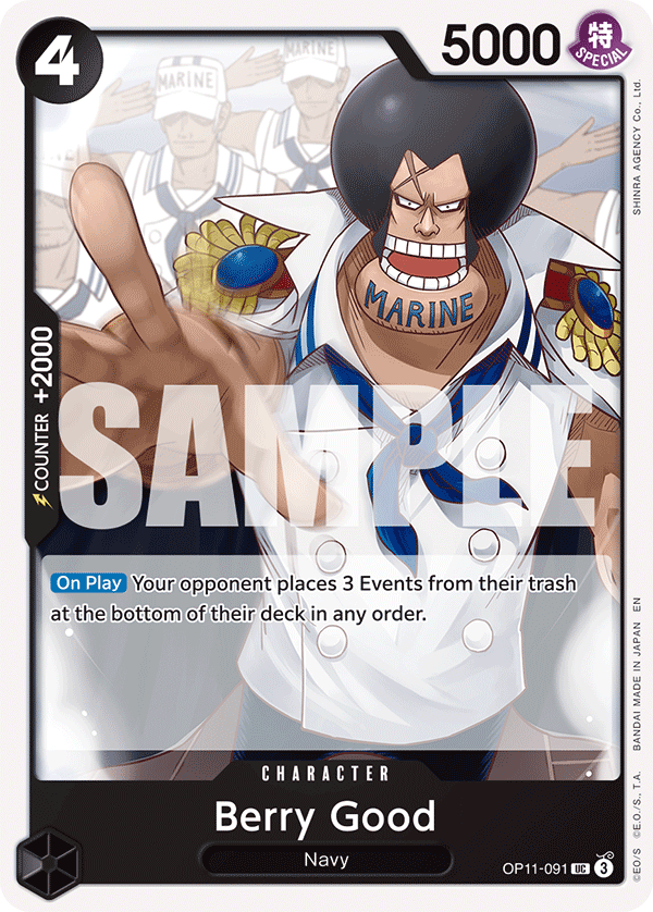Berry Good OP11-091 One Piece Card Game