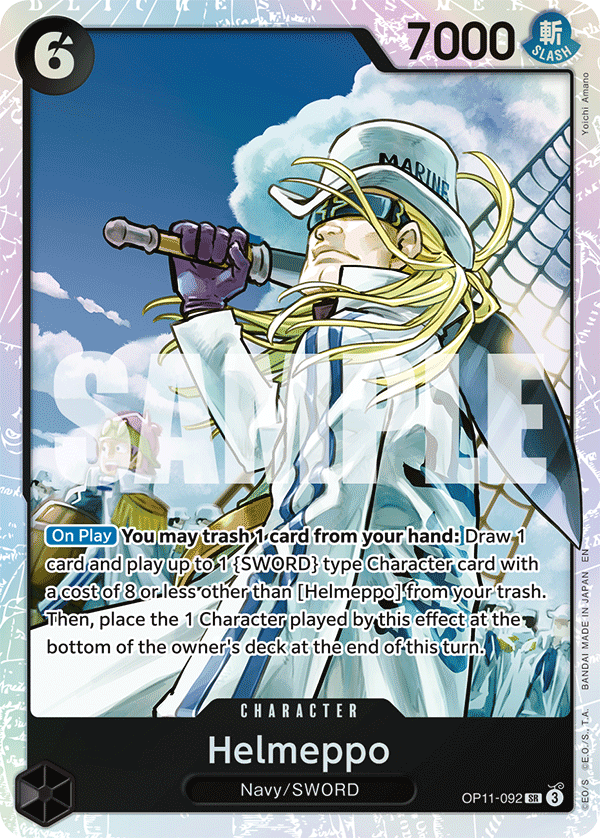 Helmeppo OP11-092 One Piece Card Game