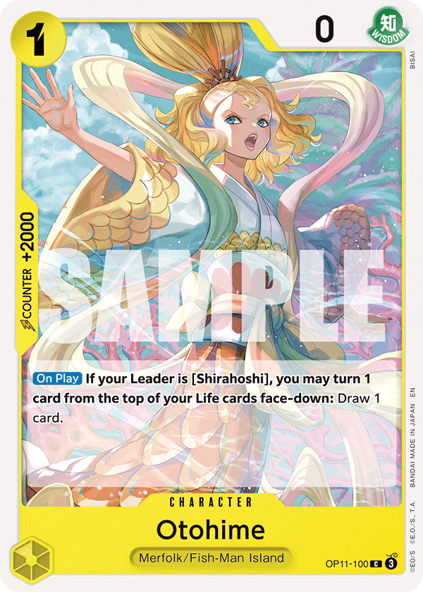 Otohime OP11-100 One Piece Card Game