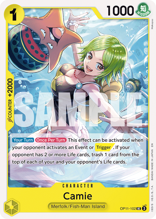 Camie OP11-102 One Piece Card Game