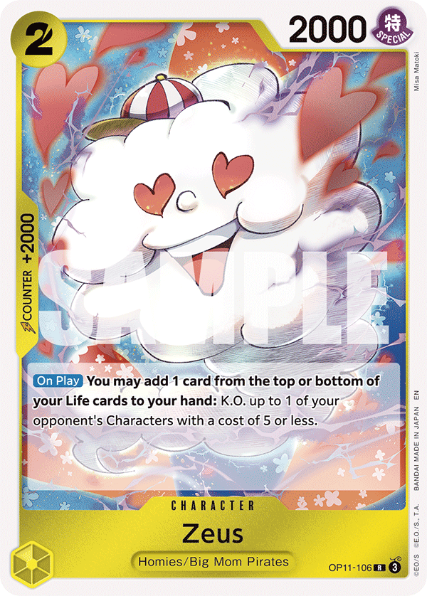 Zeus OP11-106 One Piece Card Game
