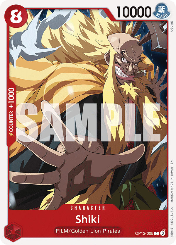 Shiki OP12-005 One Piece Card Game