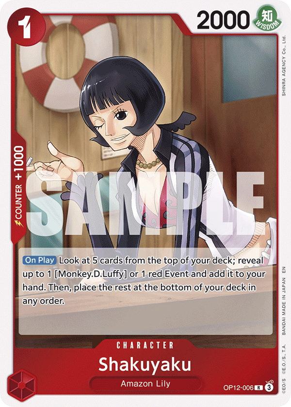 Shakuyaku [Best Selection] JP OP12-006 One Piece Card Game