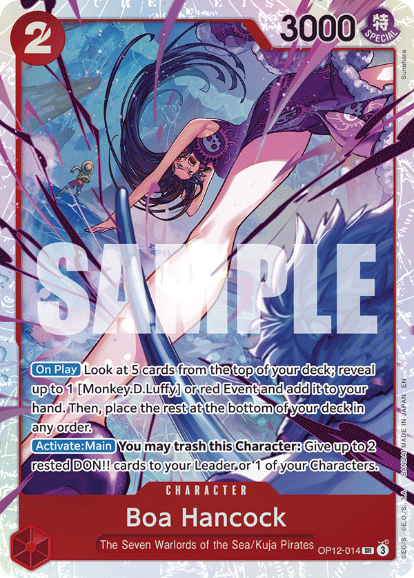 Boa Hancock [SP] JP OP12-014 One Piece Card Game