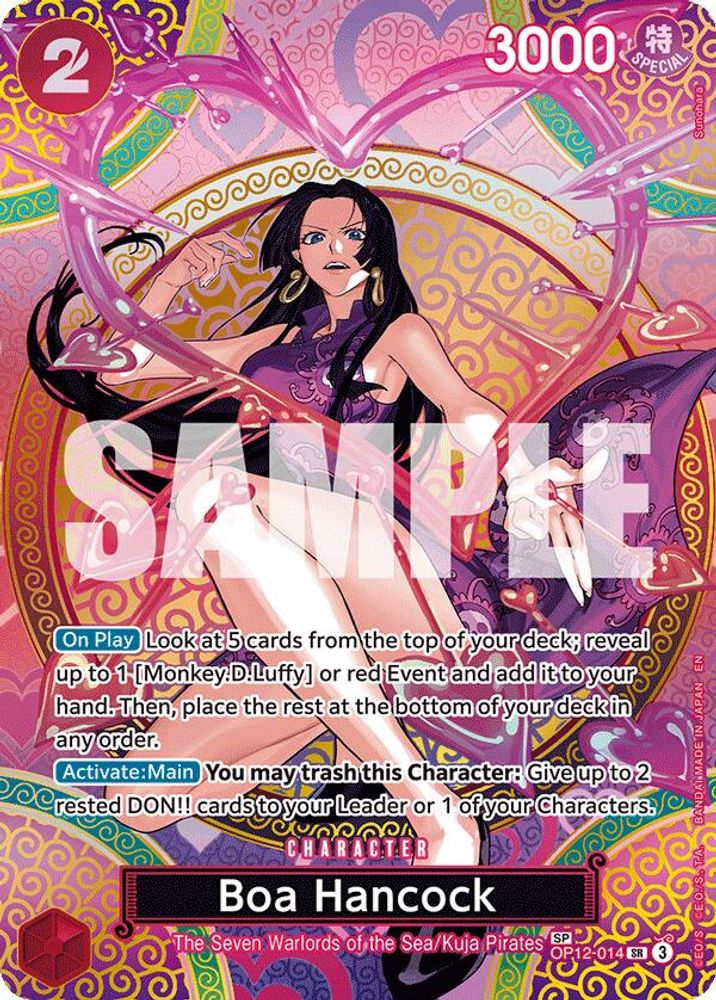 Boa Hancock [SP] OP12-014 One Piece Card Game