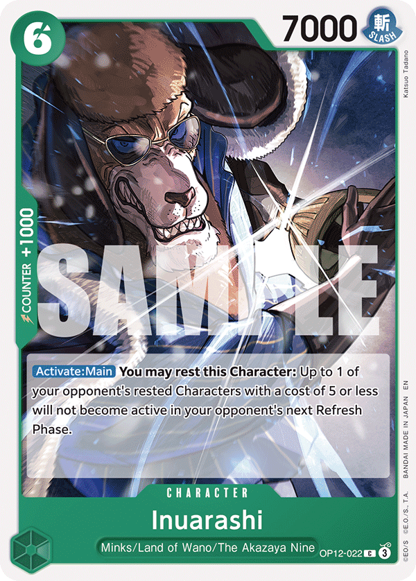 Inuarashi OP12-022 One Piece Card Game