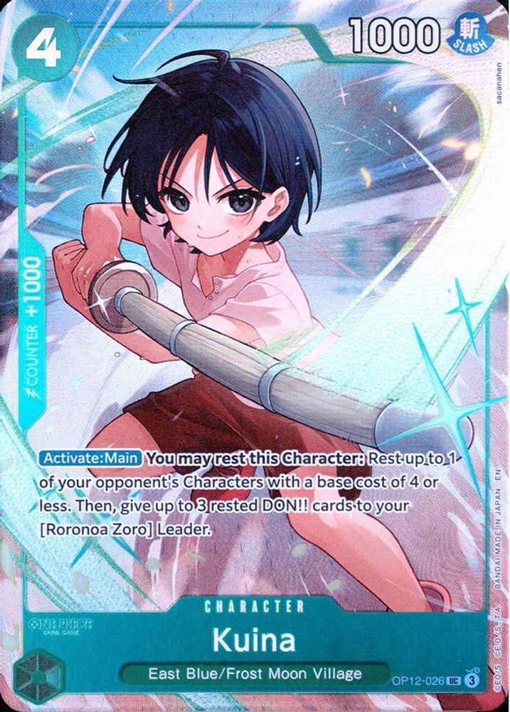 Kuina [Best Selection] OP12-026 One Piece Card Game