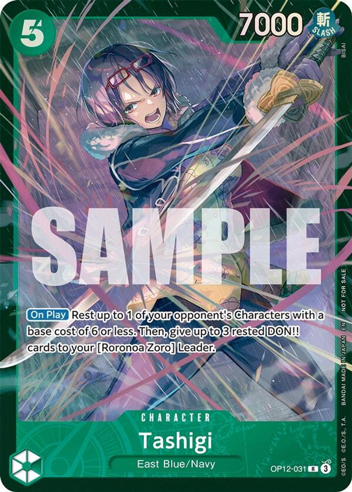 Tashigi [Store Treasure Cup 2025] OP12-031 One Piece Card Game