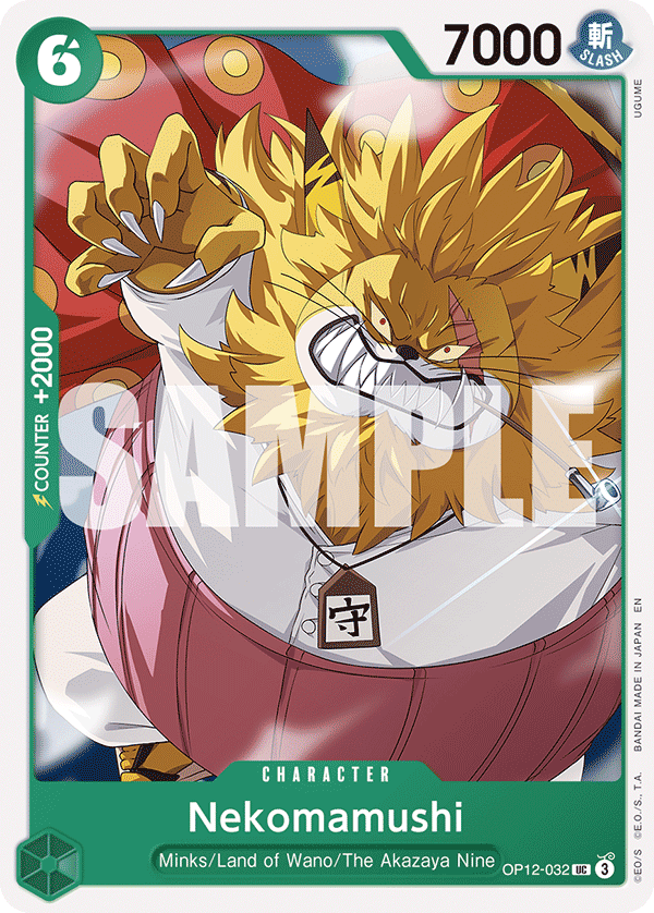 Nekomamushi [Zoro Deck] OP12-032 One Piece Card Game
