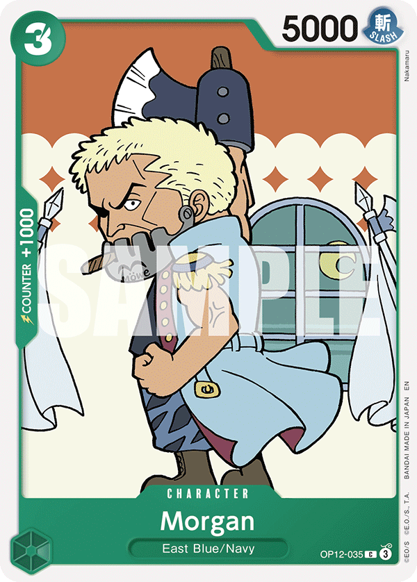 Morgan OP12-035 One Piece Card Game