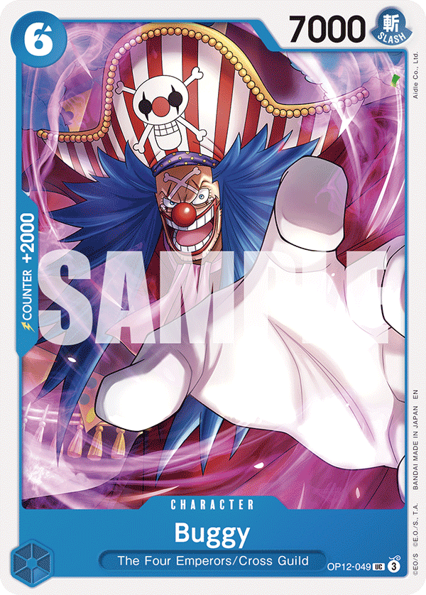 Buggy OP12-049 One Piece Card Game