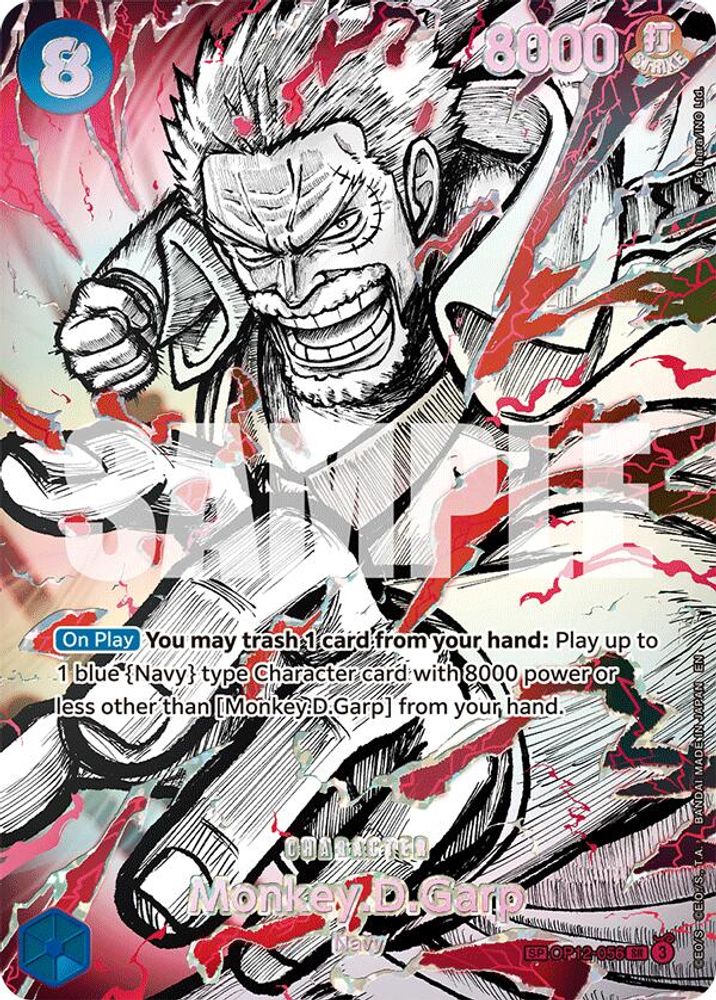 Monkey.D.Garp [SP] OP12-056 One Piece Card Game