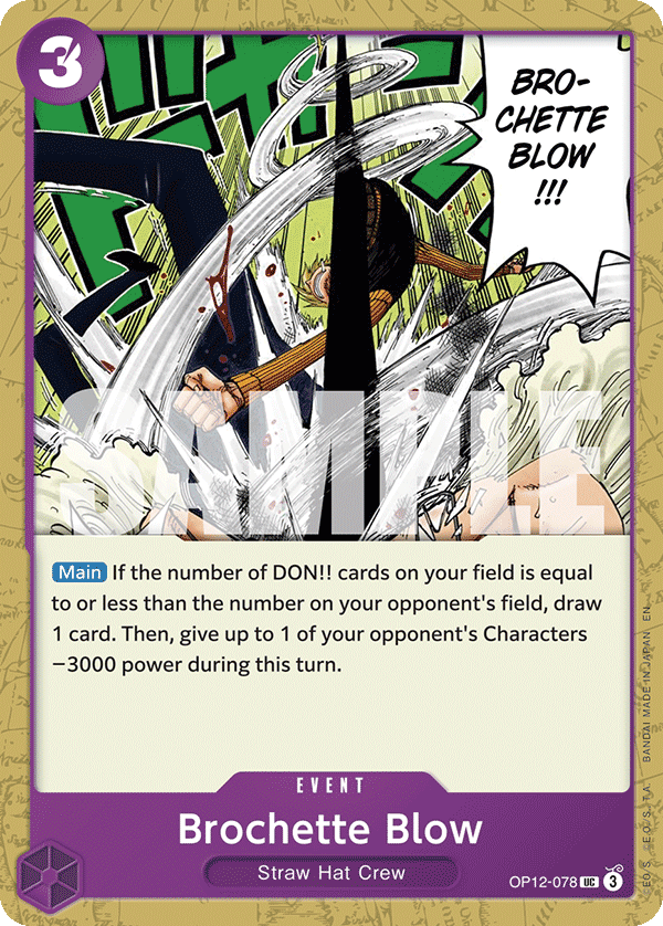 Brochette Blow OP12-078 One Piece Card Game