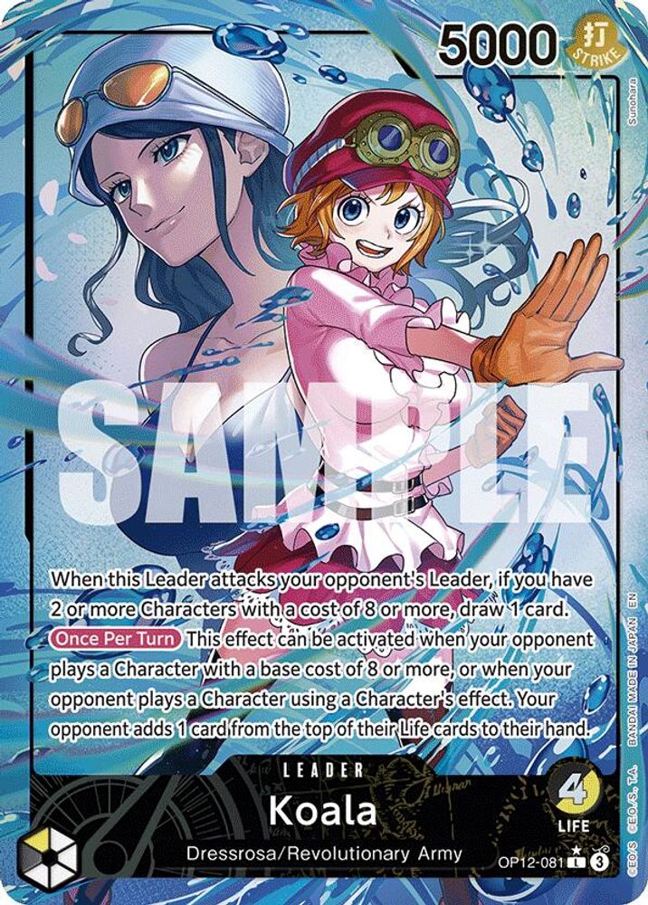 Koala [Alternate Art] OP12-081 One Piece Card Game