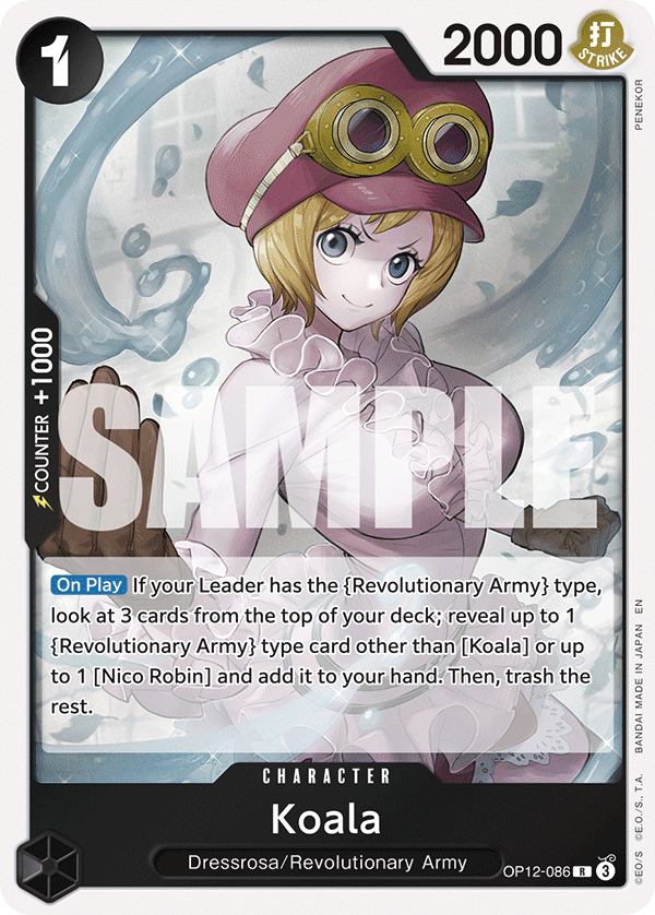 Koala [Alternate Art] JP OP12-086 One Piece Card Game