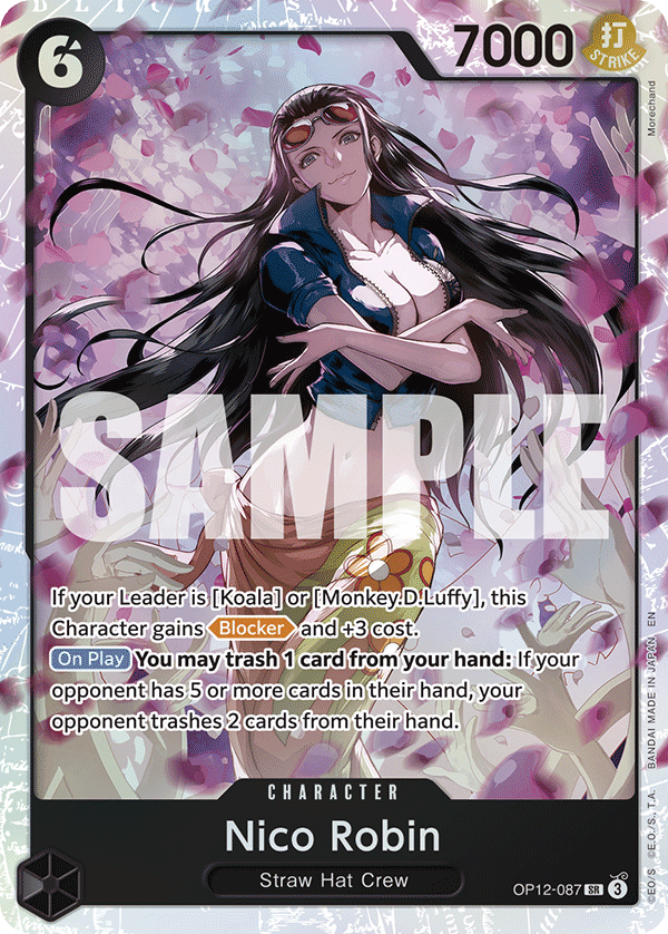 Nico Robin [Alternate Art] JP OP12-087 One Piece Card Game