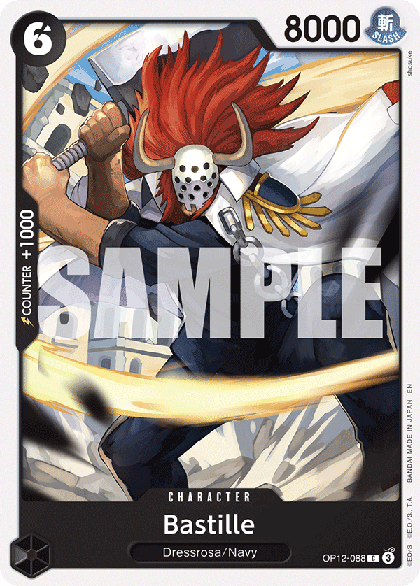 Bastille OP12-088 One Piece Card Game