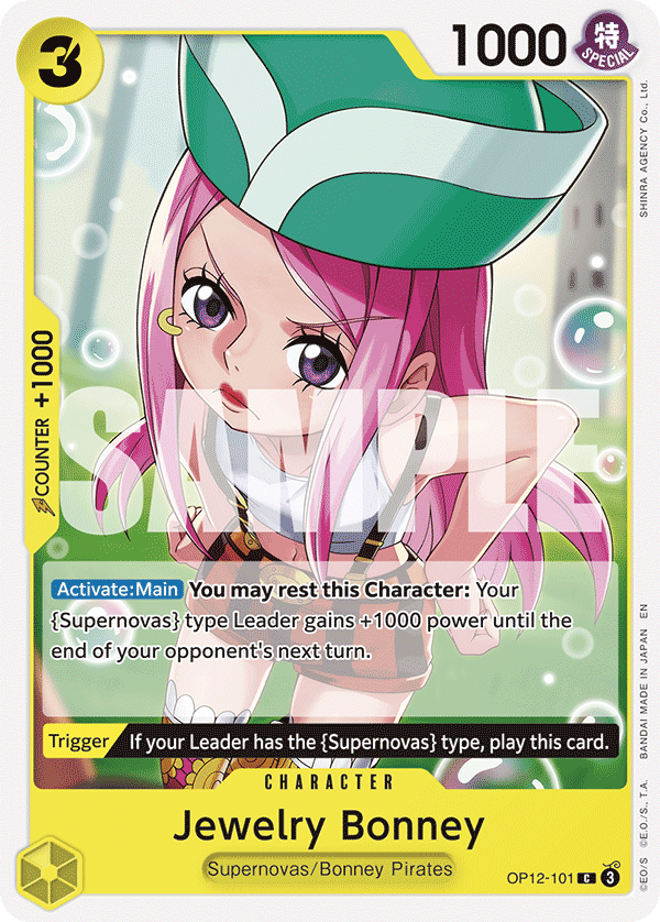 Jewelry Bonney OP12-101 One Piece Card Game