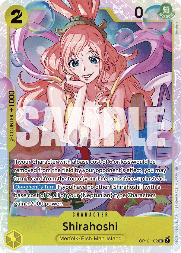 Shirahoshi OP12-102 One Piece Card Game