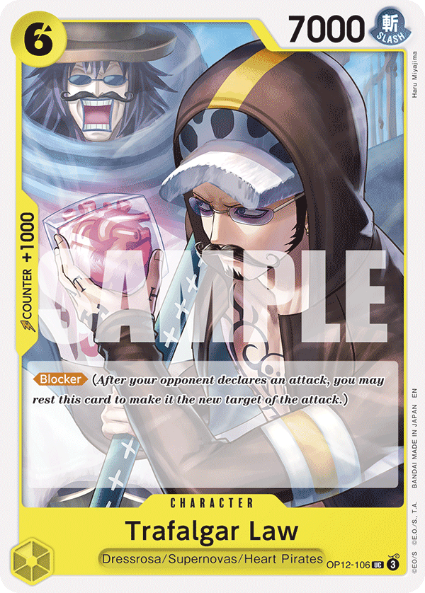 Trafalgar Law OP12-106 One Piece Card Game