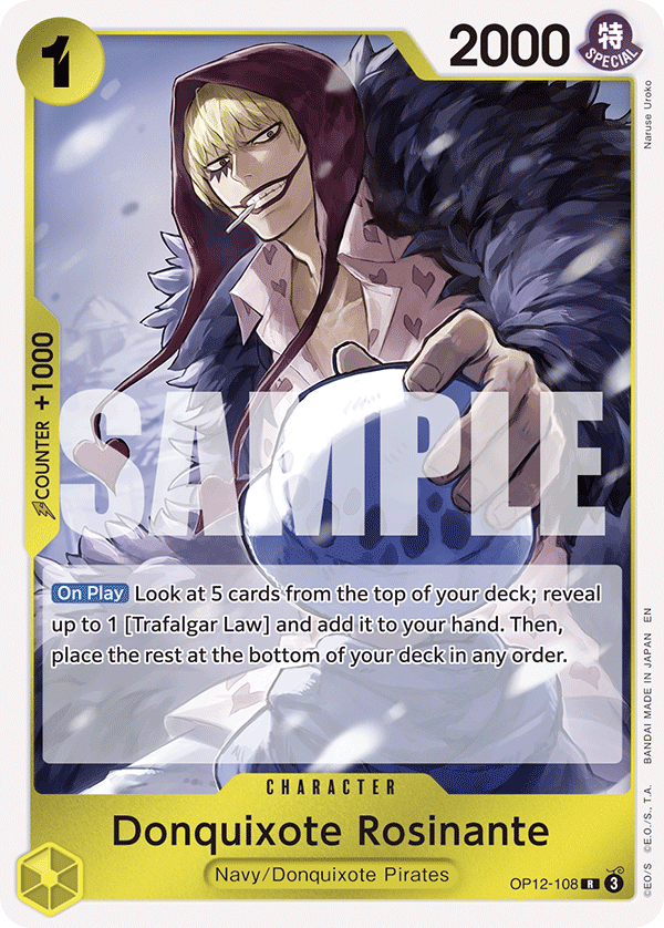 Donquixote Rosinante OP12-108 One Piece Card Game