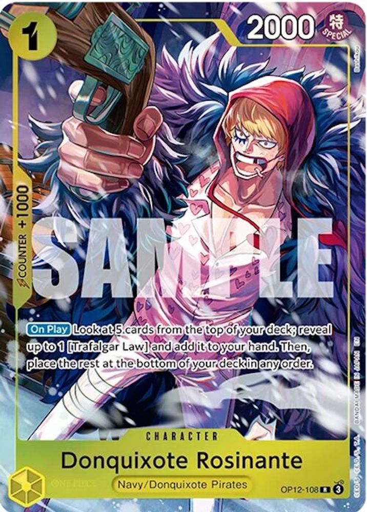 Donquixote Rosinante [Illustration Box Vol. 6] OP12-108 One Piece Card Game
