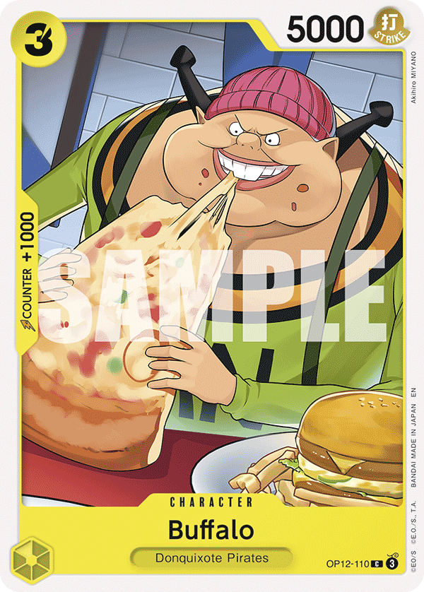 Buffalo OP12-110 One Piece Card Game