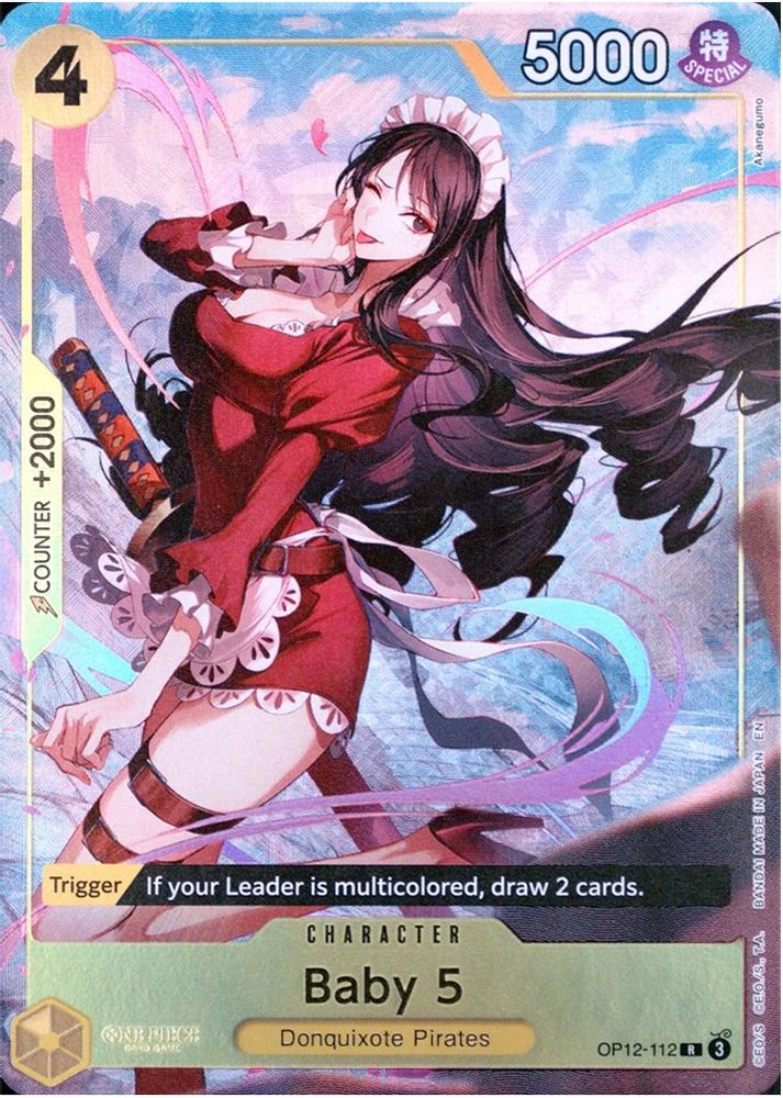 Baby 5 [Best Selection] OP12-112 One Piece Card Game