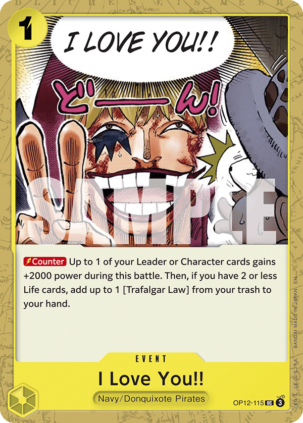 I Love You!! OP12-115 One Piece Card Game