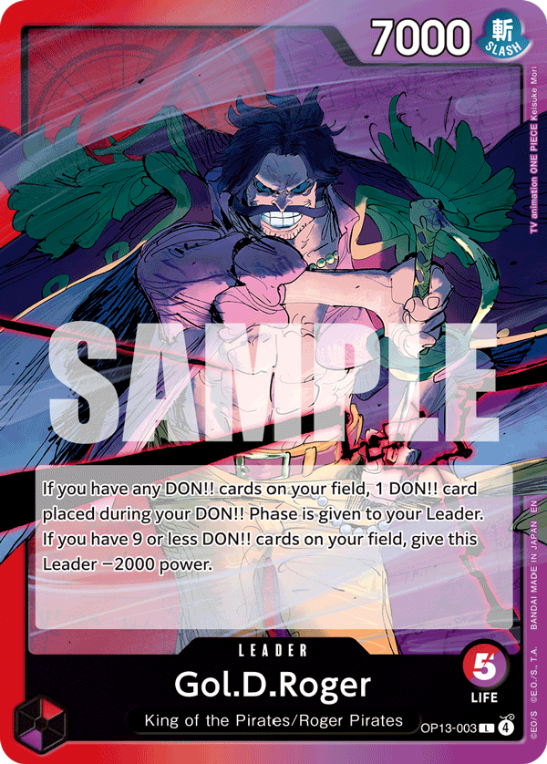 Gol.D.Roger OP13-003 One Piece Card Game