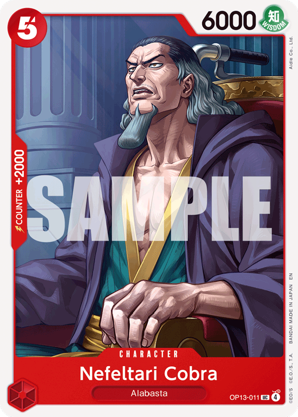 Nefeltari Cobra OP13-011 One Piece Card Game