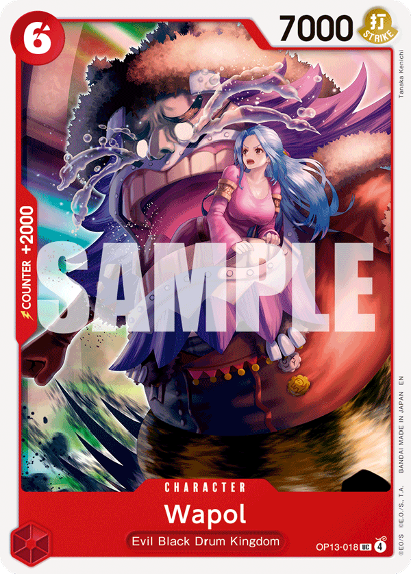 Wapol OP13-018 One Piece Card Game