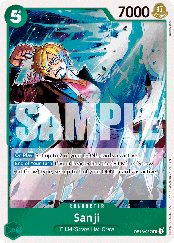 Sanji OP13-027 One Piece Card Game