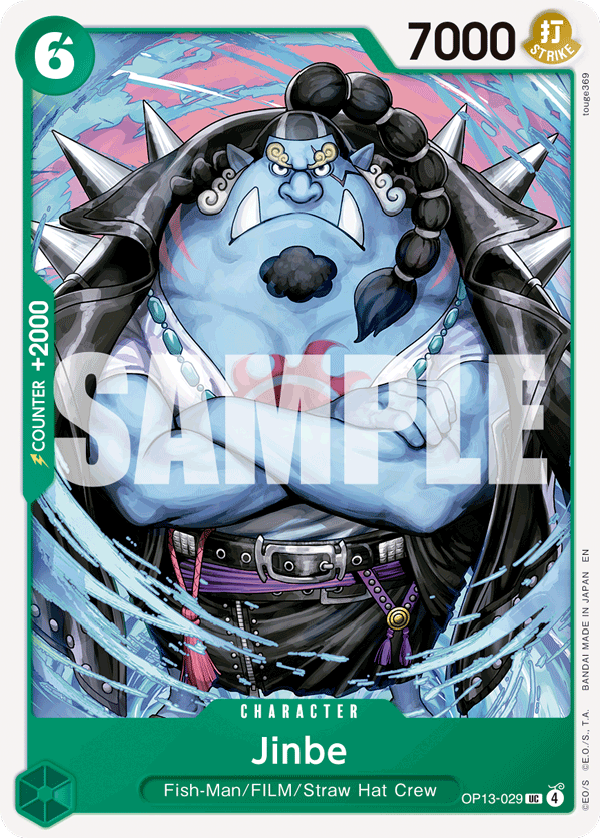 Jinbe OP13-029 One Piece Card Game